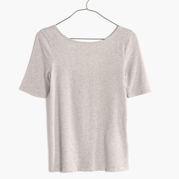 Scoop Back Fitted Tee - Picture 2 of 5